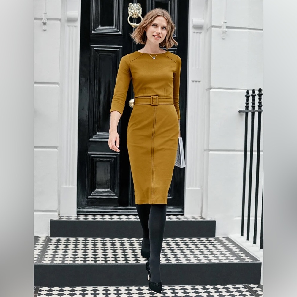 Rosalie Ponte Dress by Boden. NWT